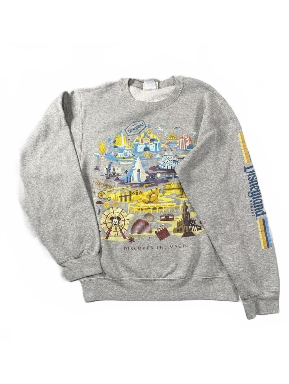 Disney Parks Disneyland Resort Discover the Magic Crewneck Sweatshirt Size S